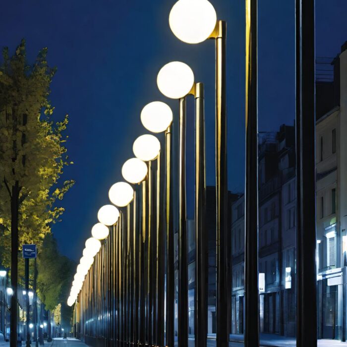 luz led calle